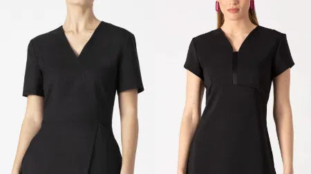 Stay classic with our range of black tunics and trousers