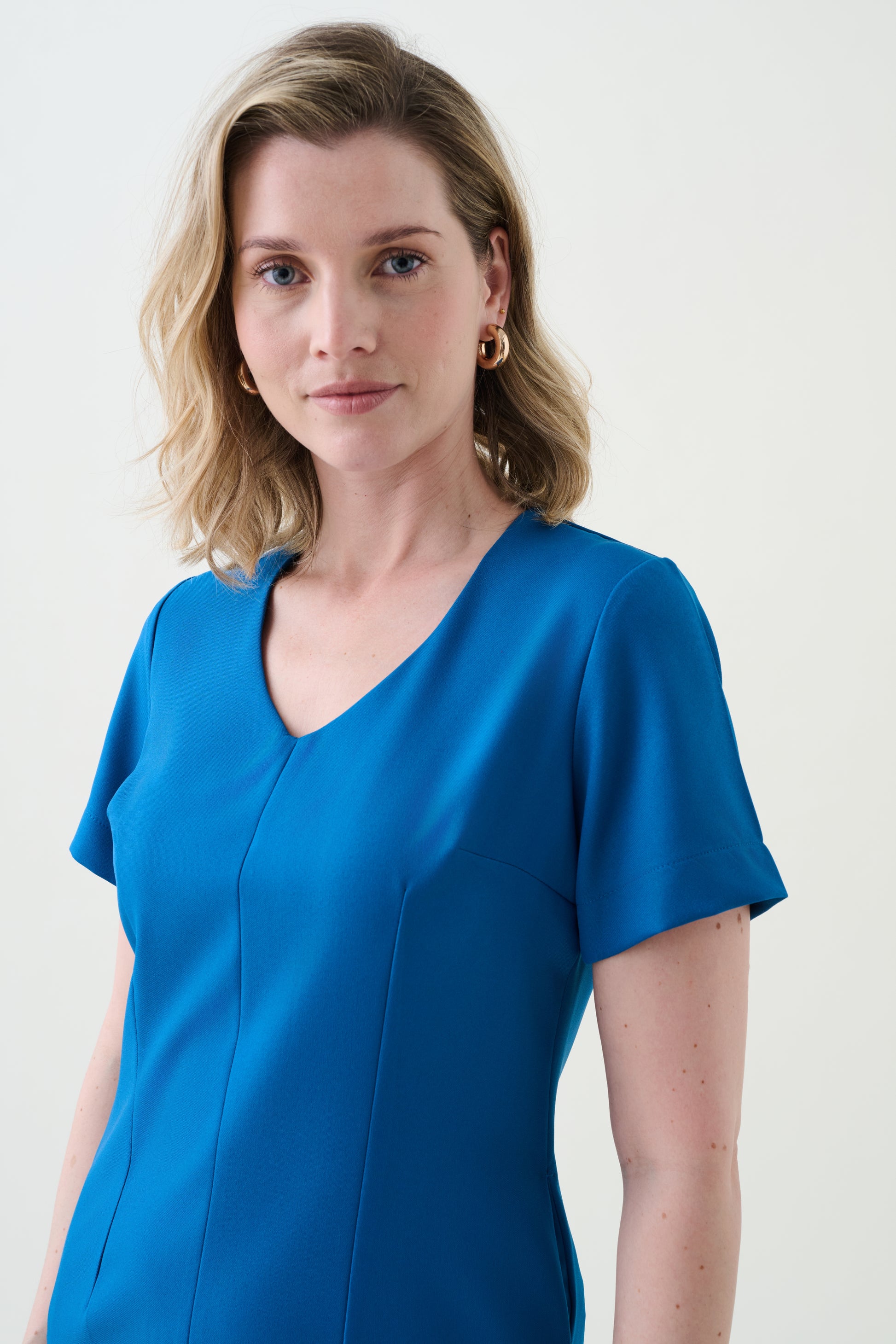 Vibrant Viva Tunic(Teal Blue)