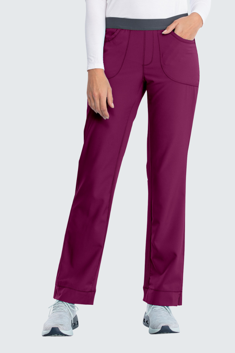Cherokee Infinity Ladies Slim Pull on Trousers