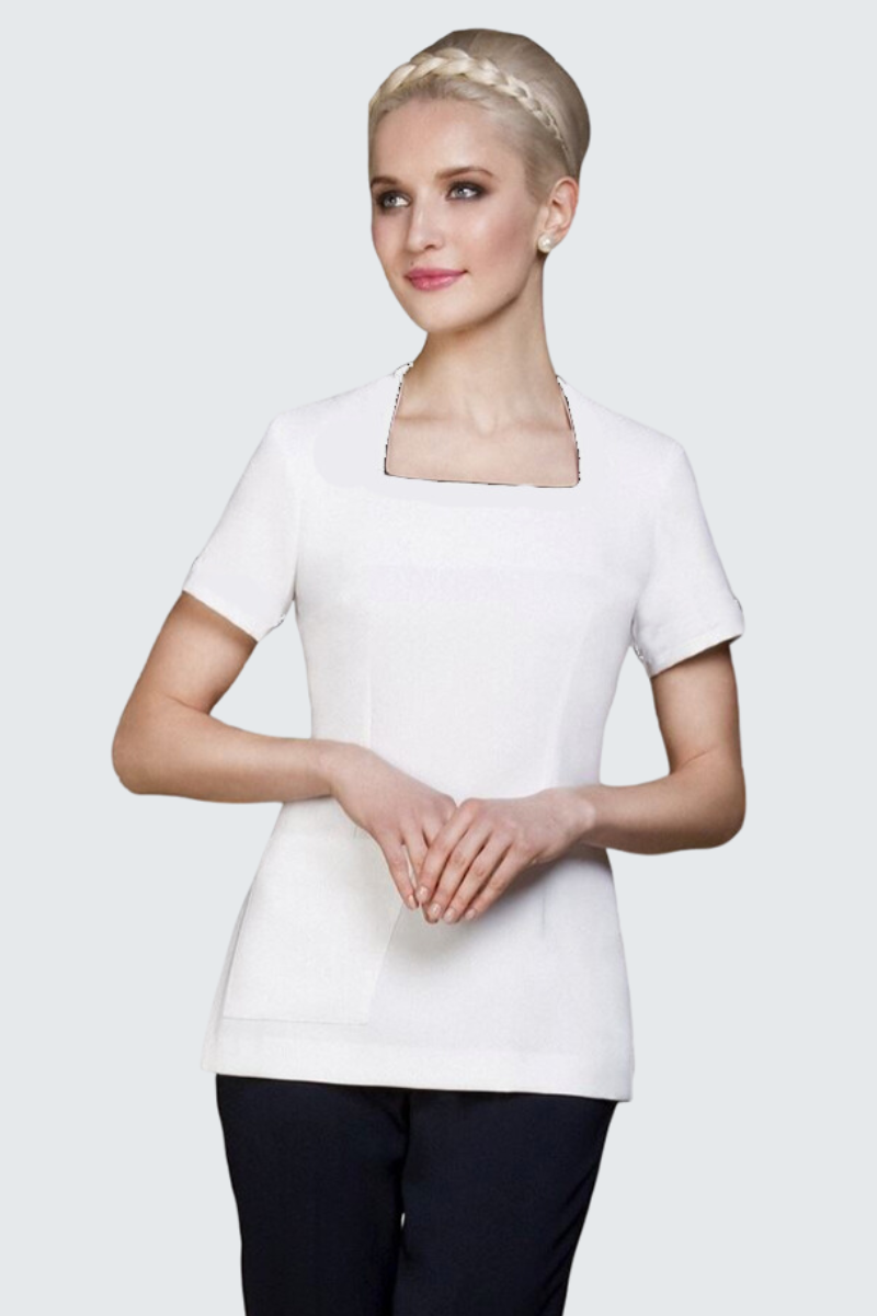 Elegant Square-Neck Tunic