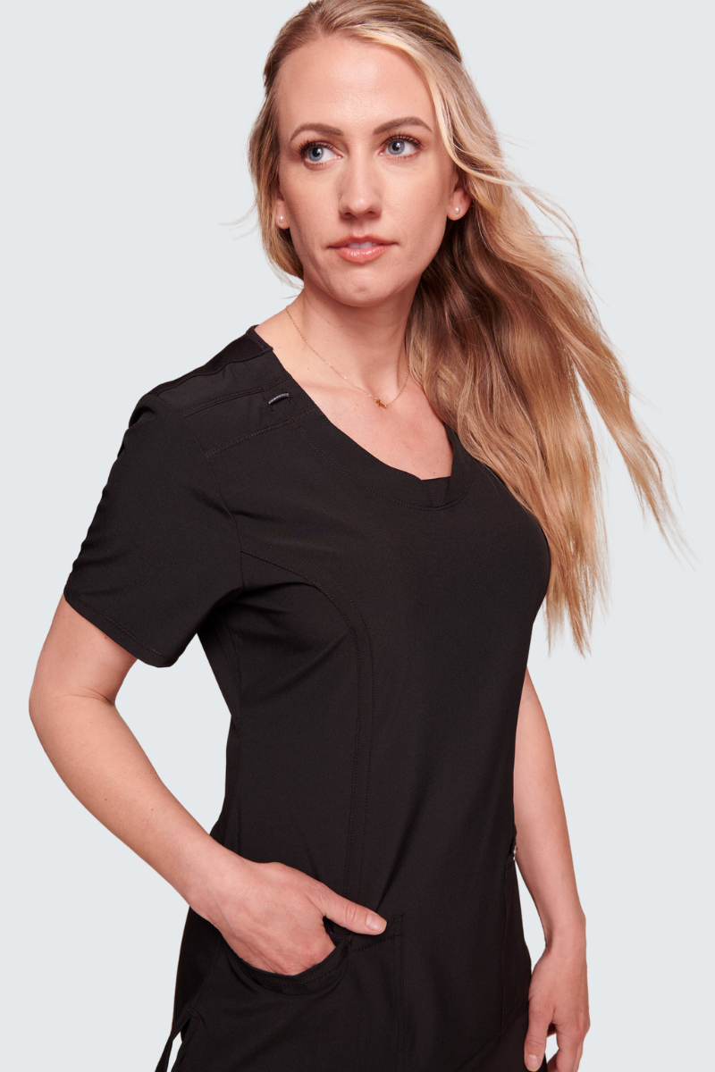 Cherokee Infinity Ladies Round Neck Top