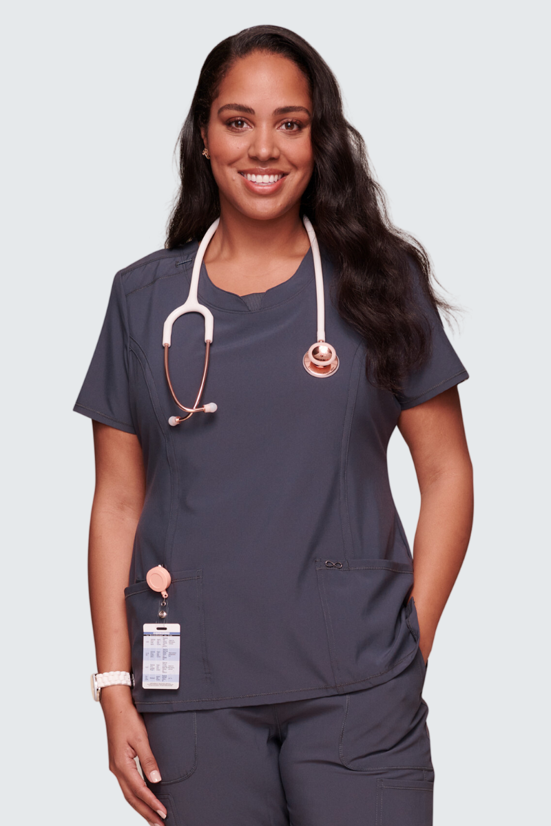 Cherokee Infinity Ladies Round Neck Top