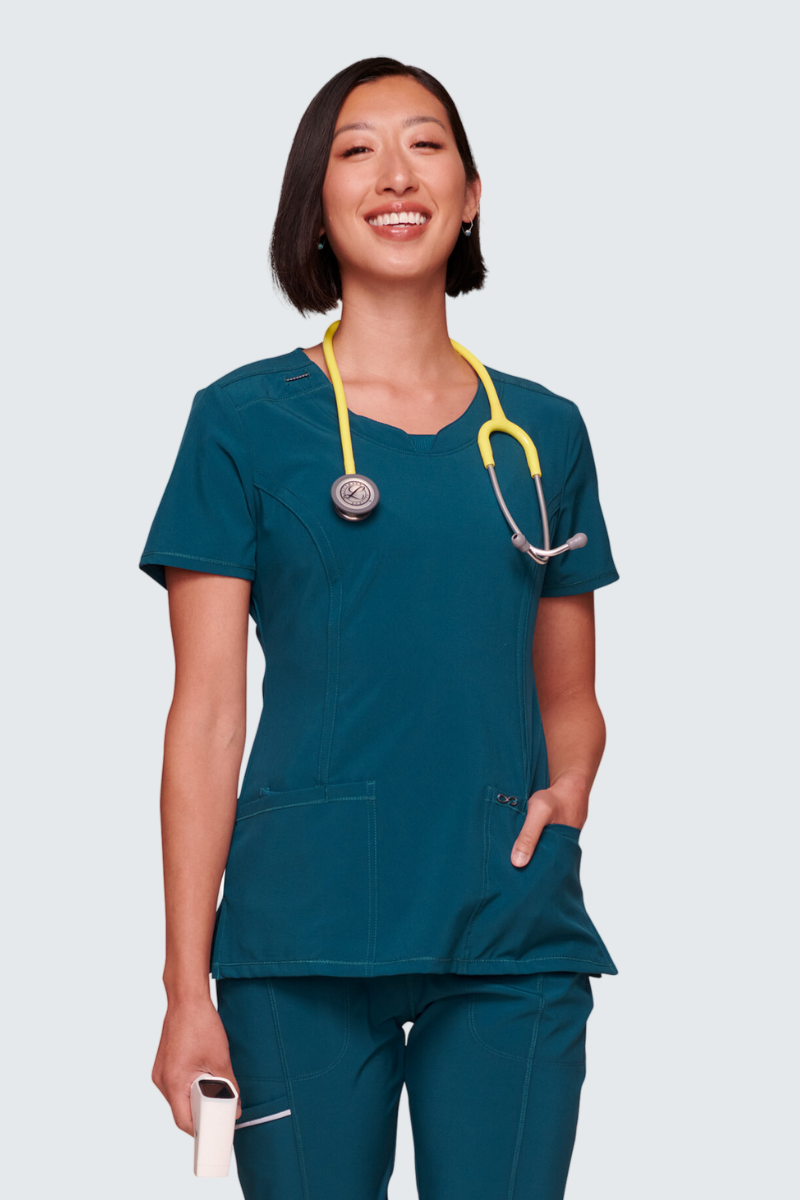 Cherokee Infinity Ladies Round Neck Top