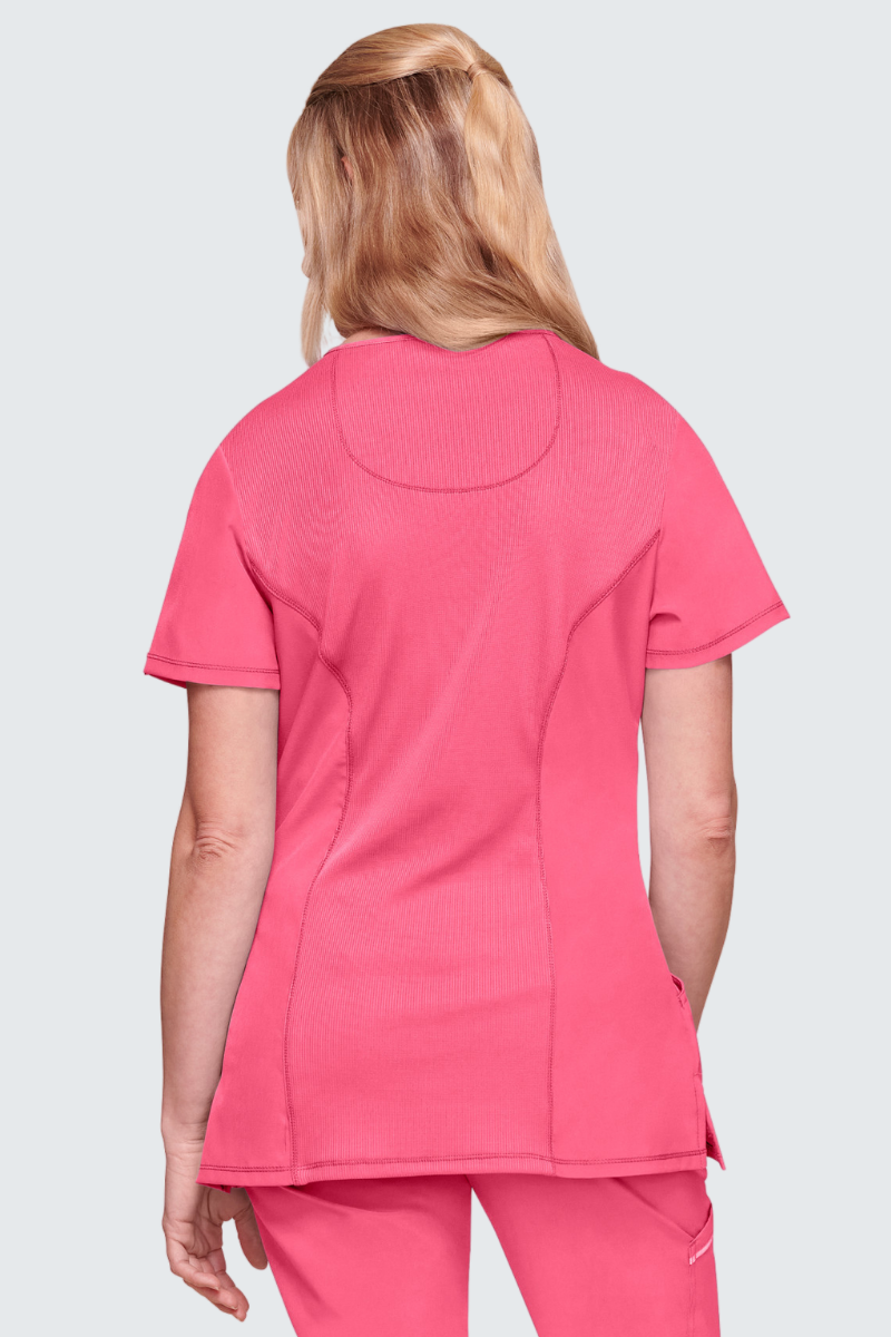 Cherokee Infinity Ladies Mock Wrap Top