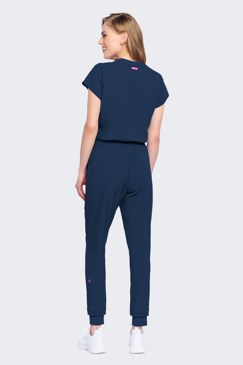 Med Couture AMP Zip Front Jumpsuit