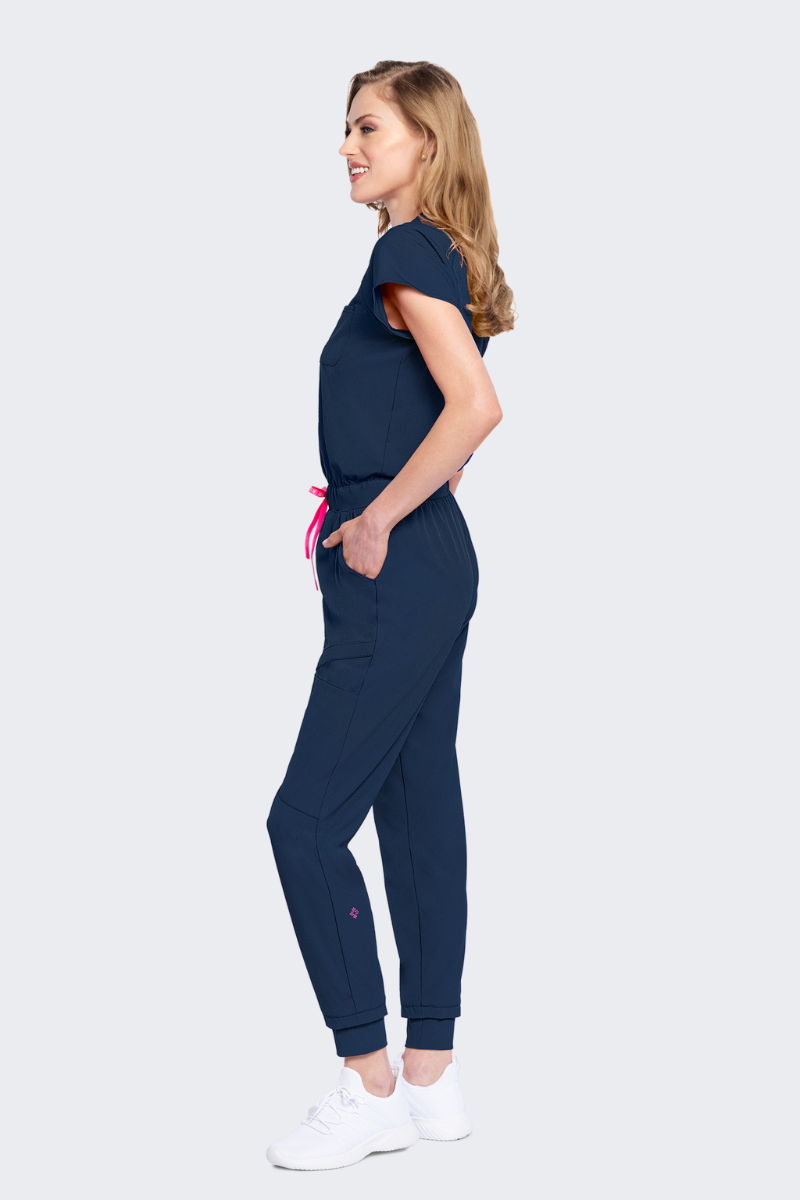 Med Couture AMP Zip Front Jumpsuit