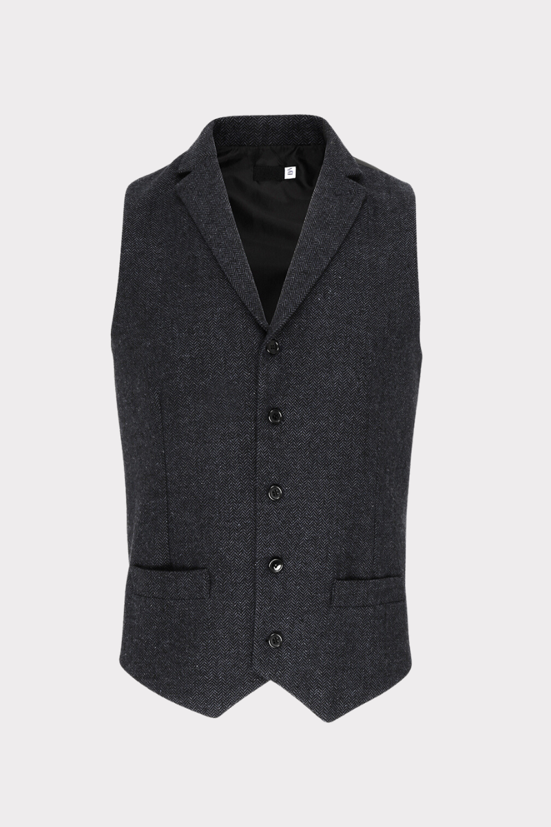 Herringbone Men's Waistcoat