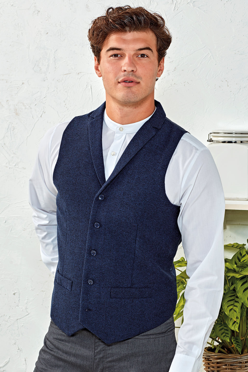 Herringbone Men's Waistcoat