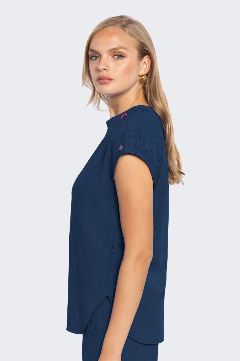 Med Couture AMP Round Neck Tuckable Top