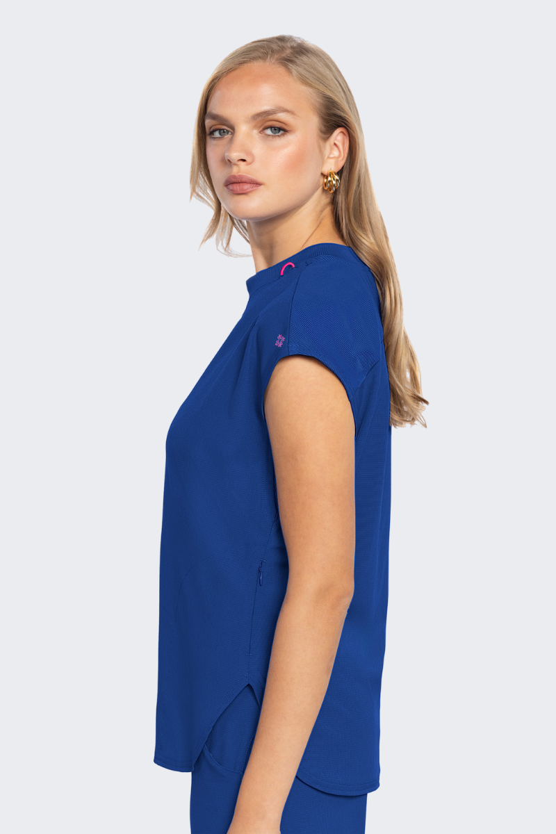 Med Couture AMP Round Neck Tuckable Top