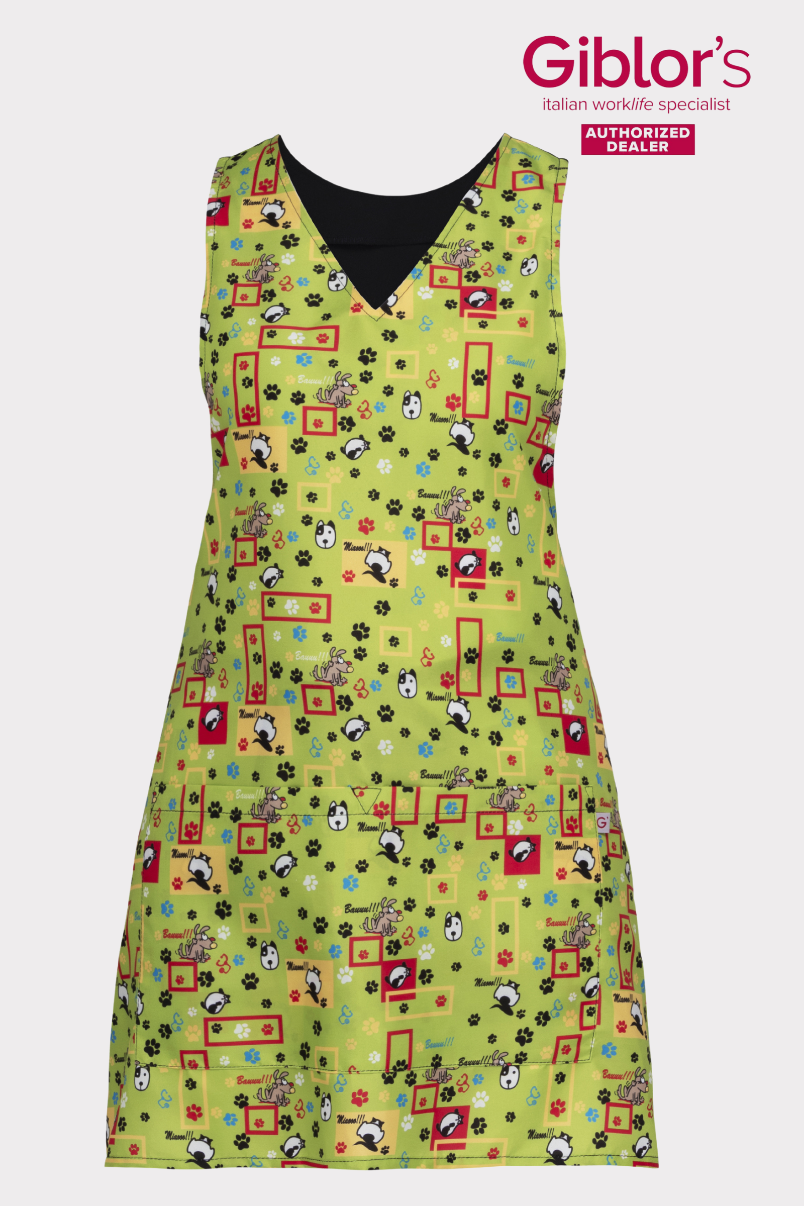 Dog Grooming Apron with a Large Pocket