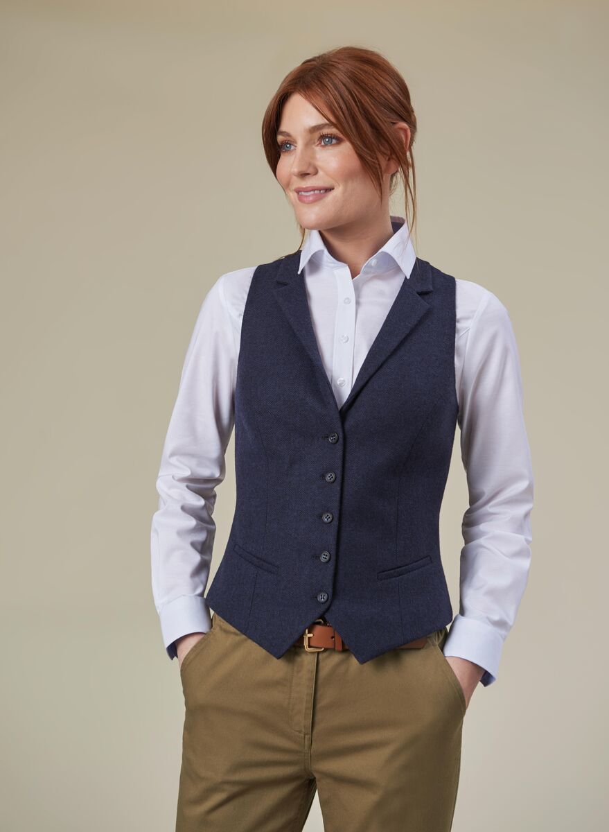 Greenville Ladies Satin Back Waistcoat