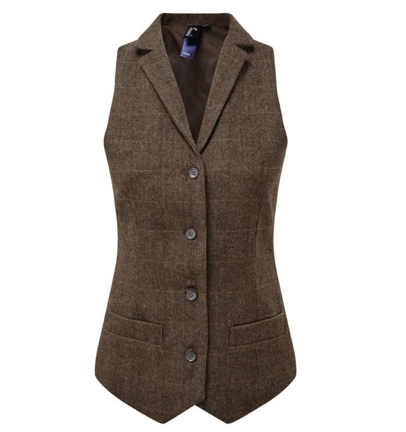 Herringbone Ladies Waistcoat