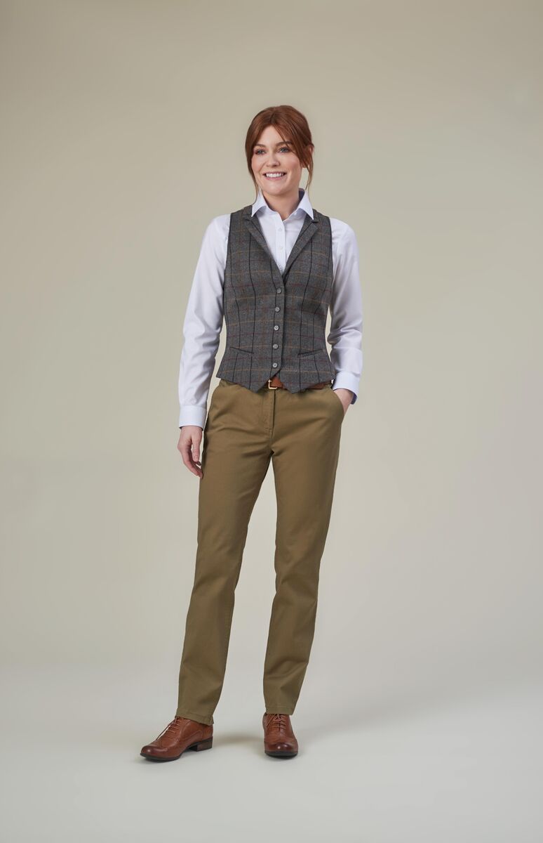Greenville Ladies Satin Back Waistcoat