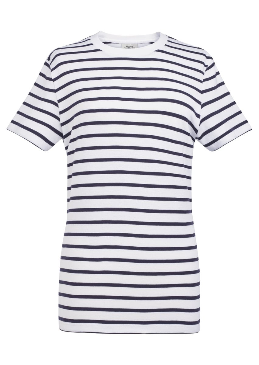 Katy Ladies Short Sleeve Breton Top