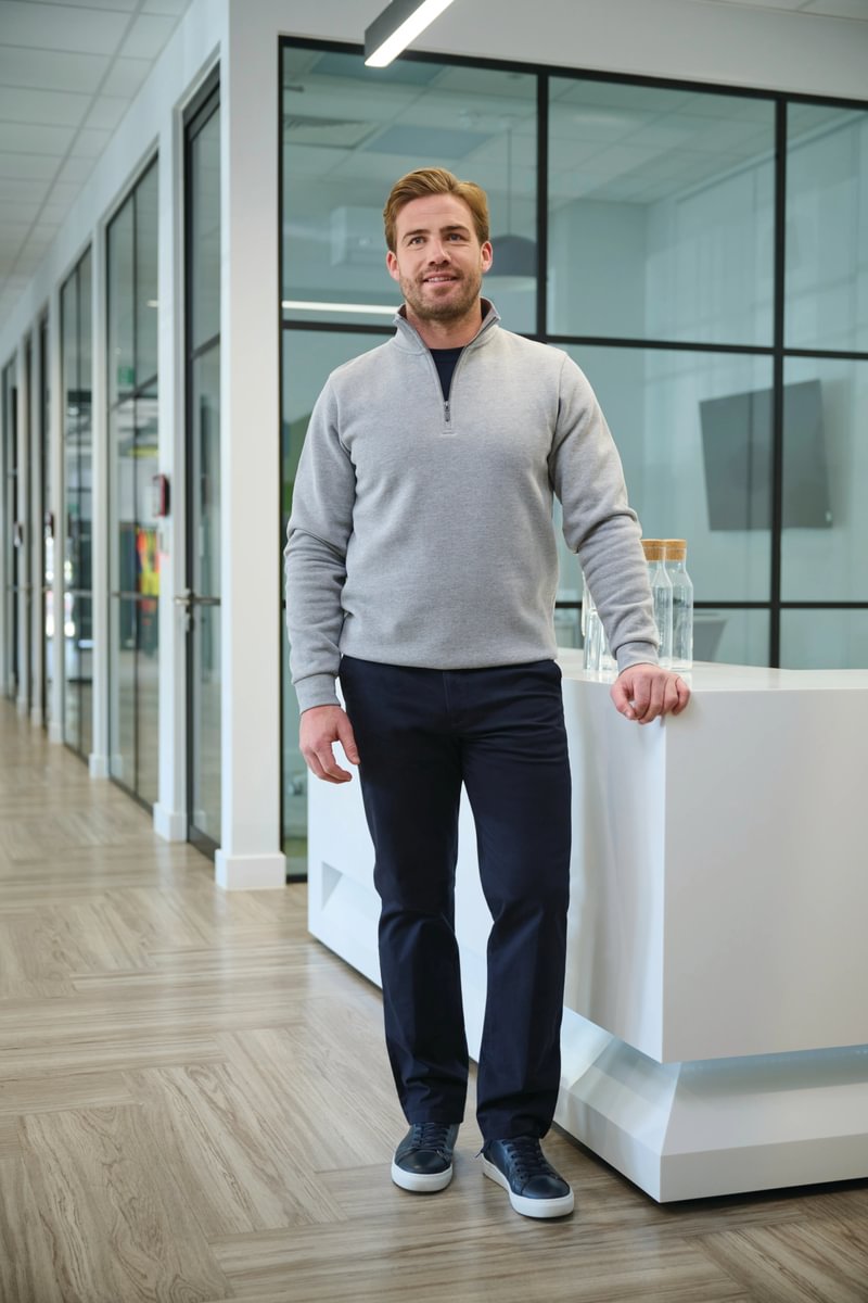 Leo Classic Fit Men's Chino Trouser