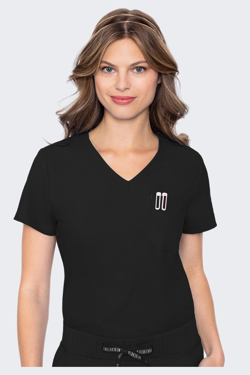 Med Couture Insight Ladies One Pocket Tuck-In Top
