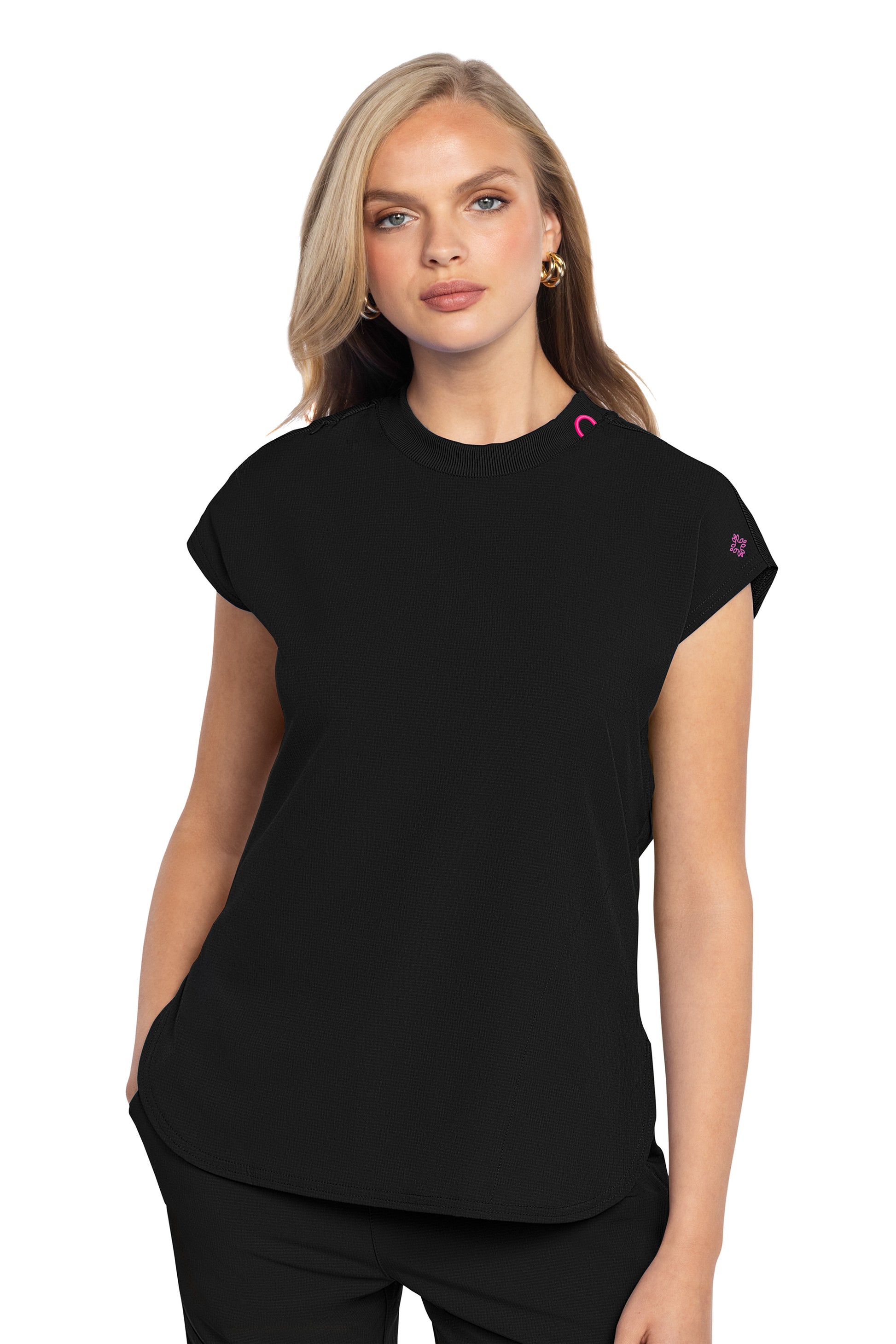 Med Couture AMP Round Neck Tuckable Top