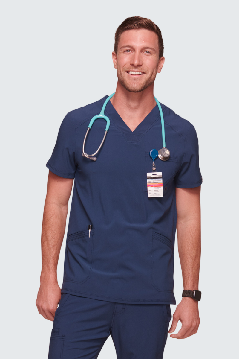 Cherokee Infinity Men's V-Neck Top