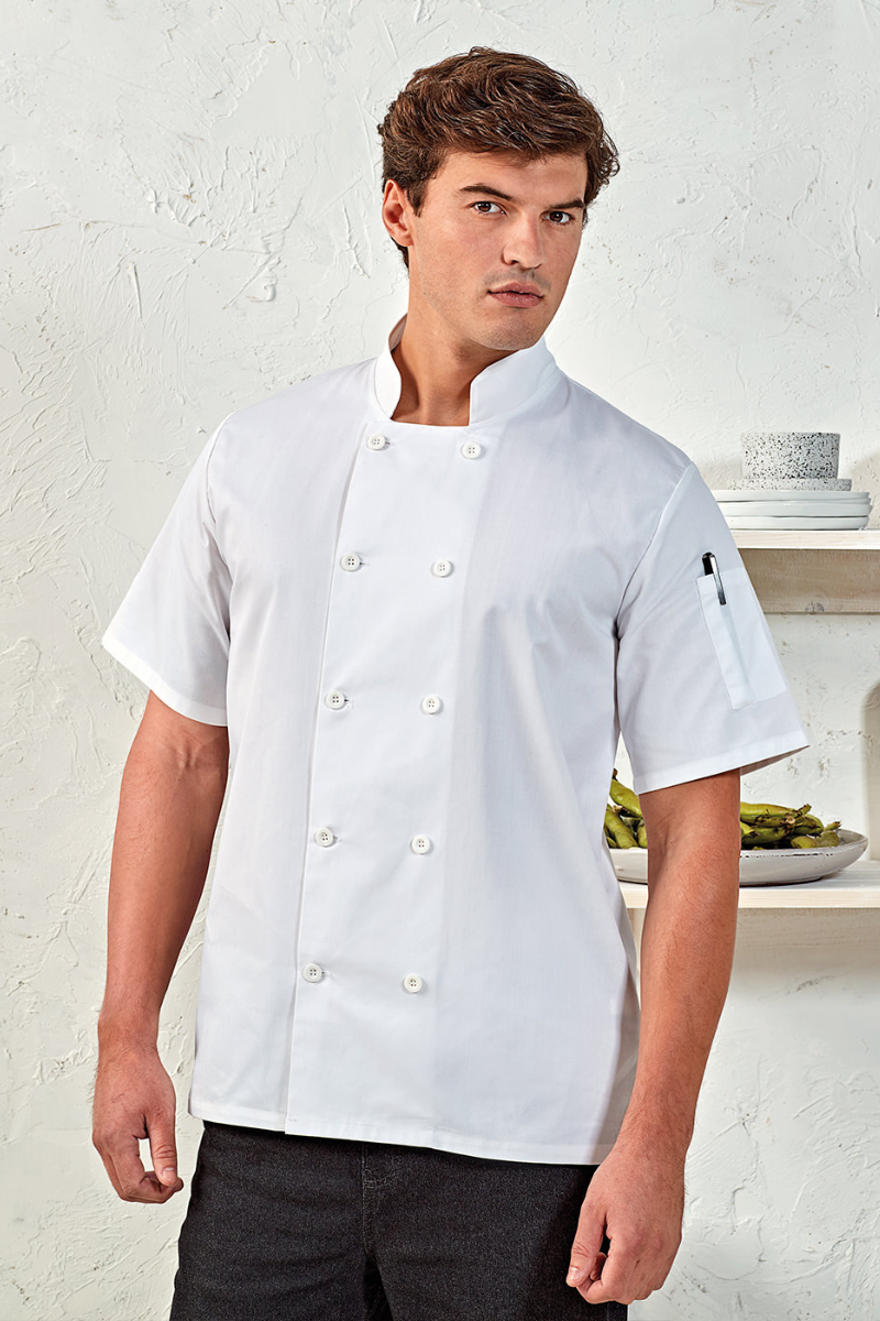 Short Sleeve Chefs Jacket