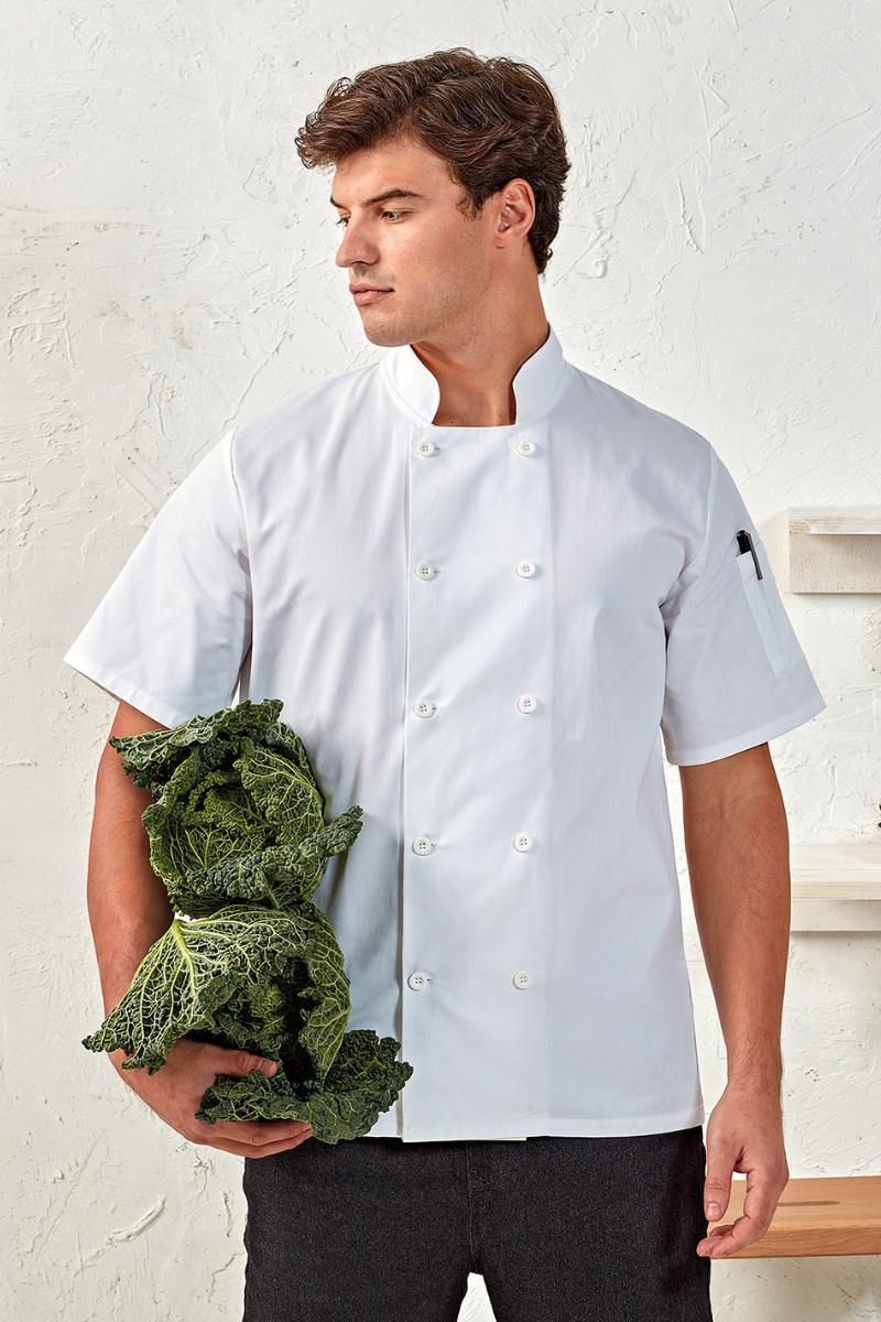 Short Sleeve Chefs Jacket