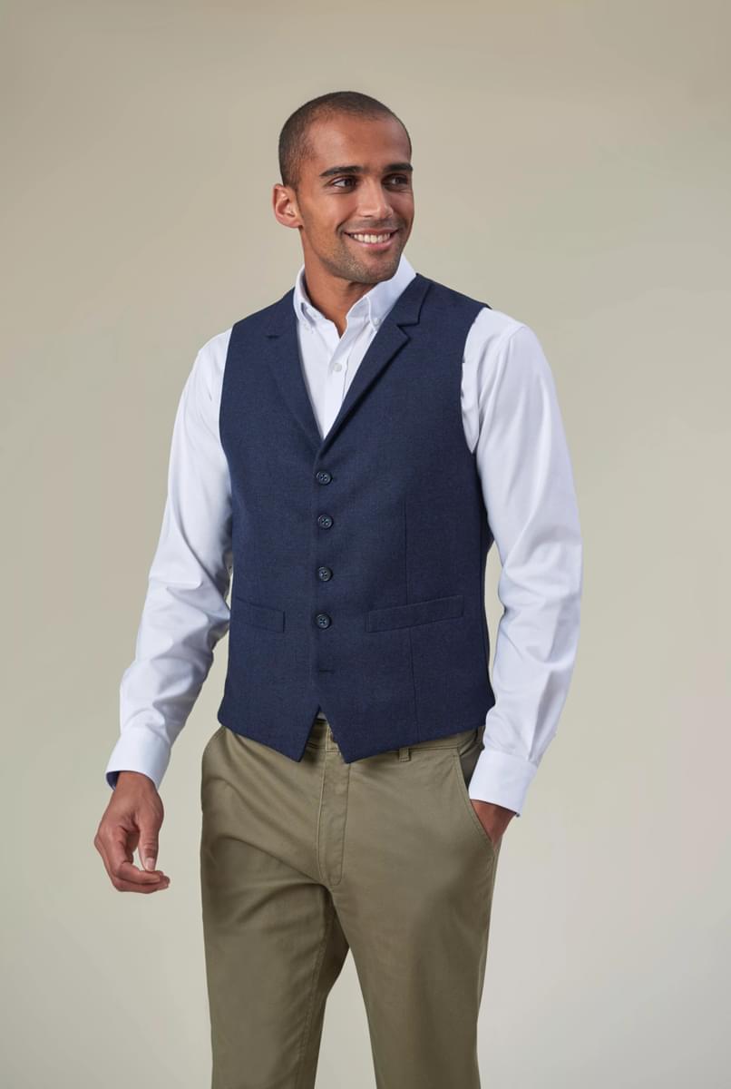 Rockwood Men's Satin Back Waistcoat