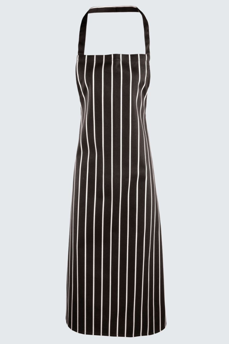 Striped Butchers Bib Apron