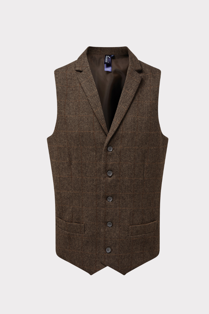 Herringbone Men's Waistcoat