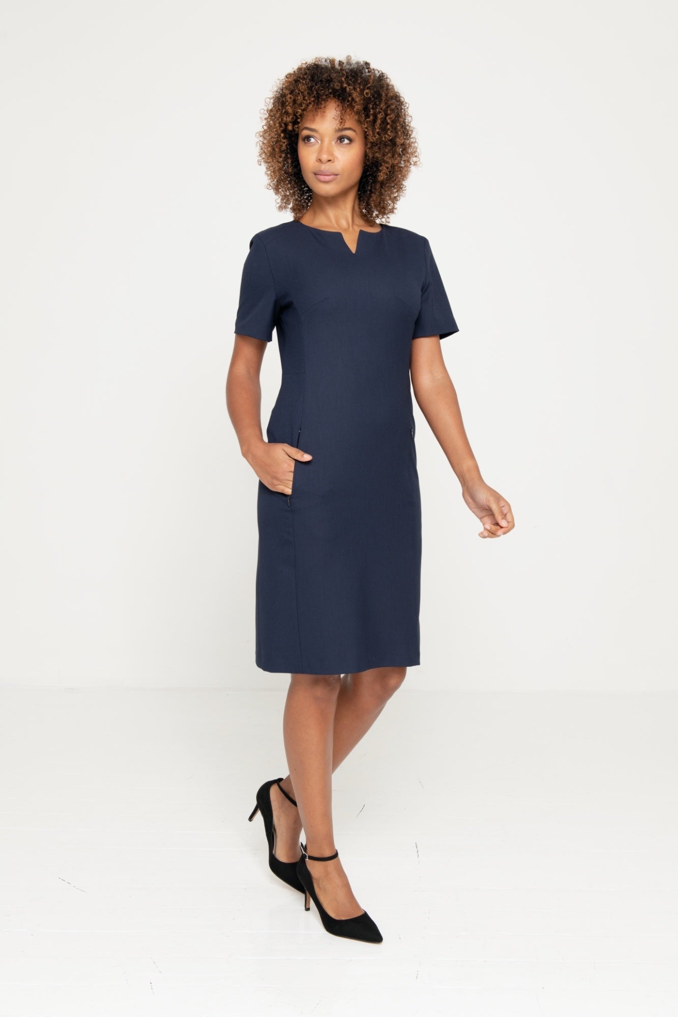 Leonarda Zip Pocket Dress