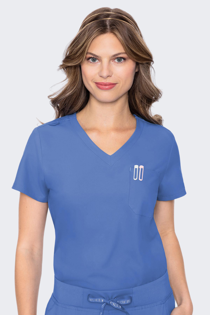 Med Couture Insight Ladies One Pocket Tuck-In Top
