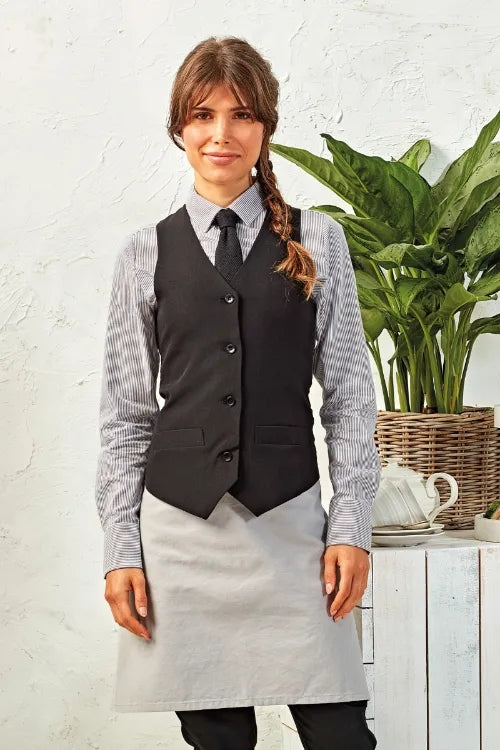 Ladies Lined Polyester Waistcoat