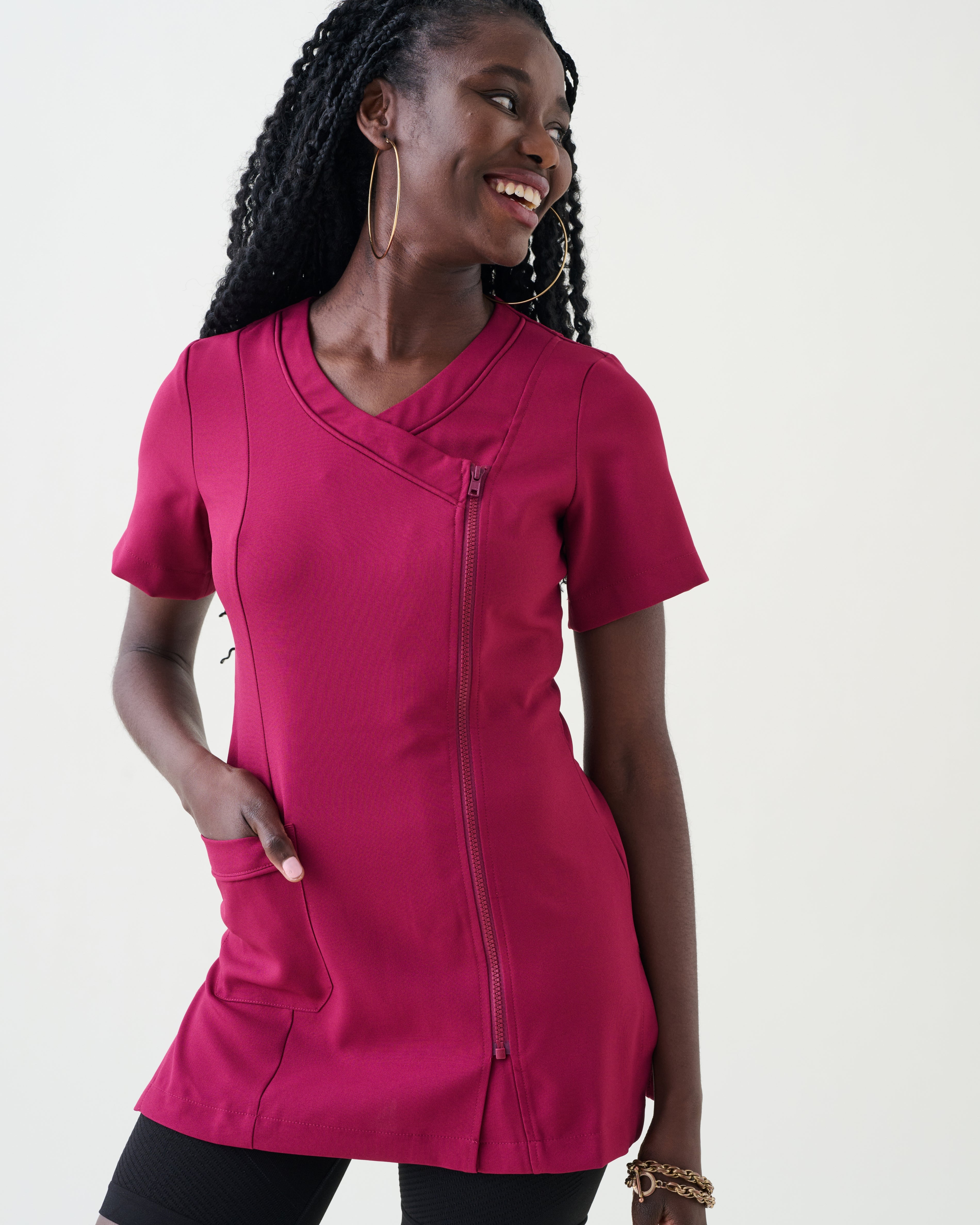 Senna Tunic (Ruby and Teal)