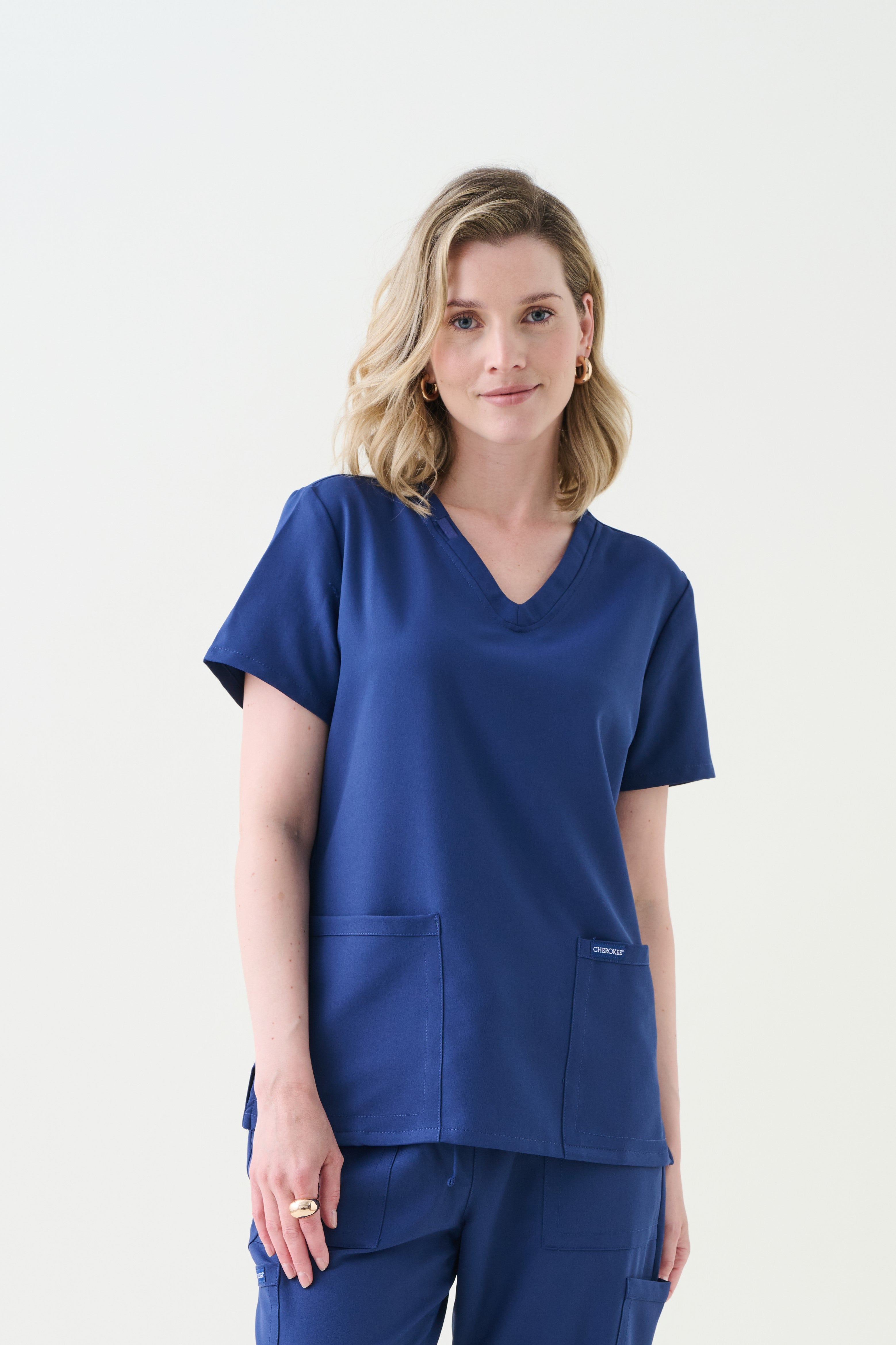 Cherokee Ultra Ladies V Neck Top