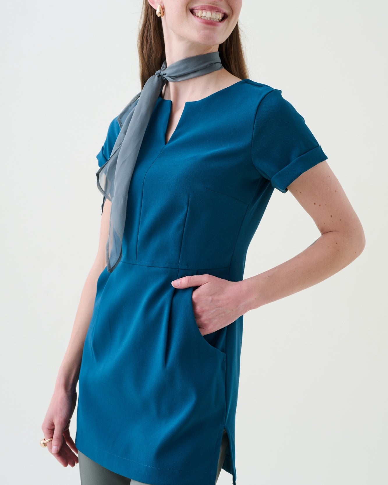Iris Tunic (Peacock)