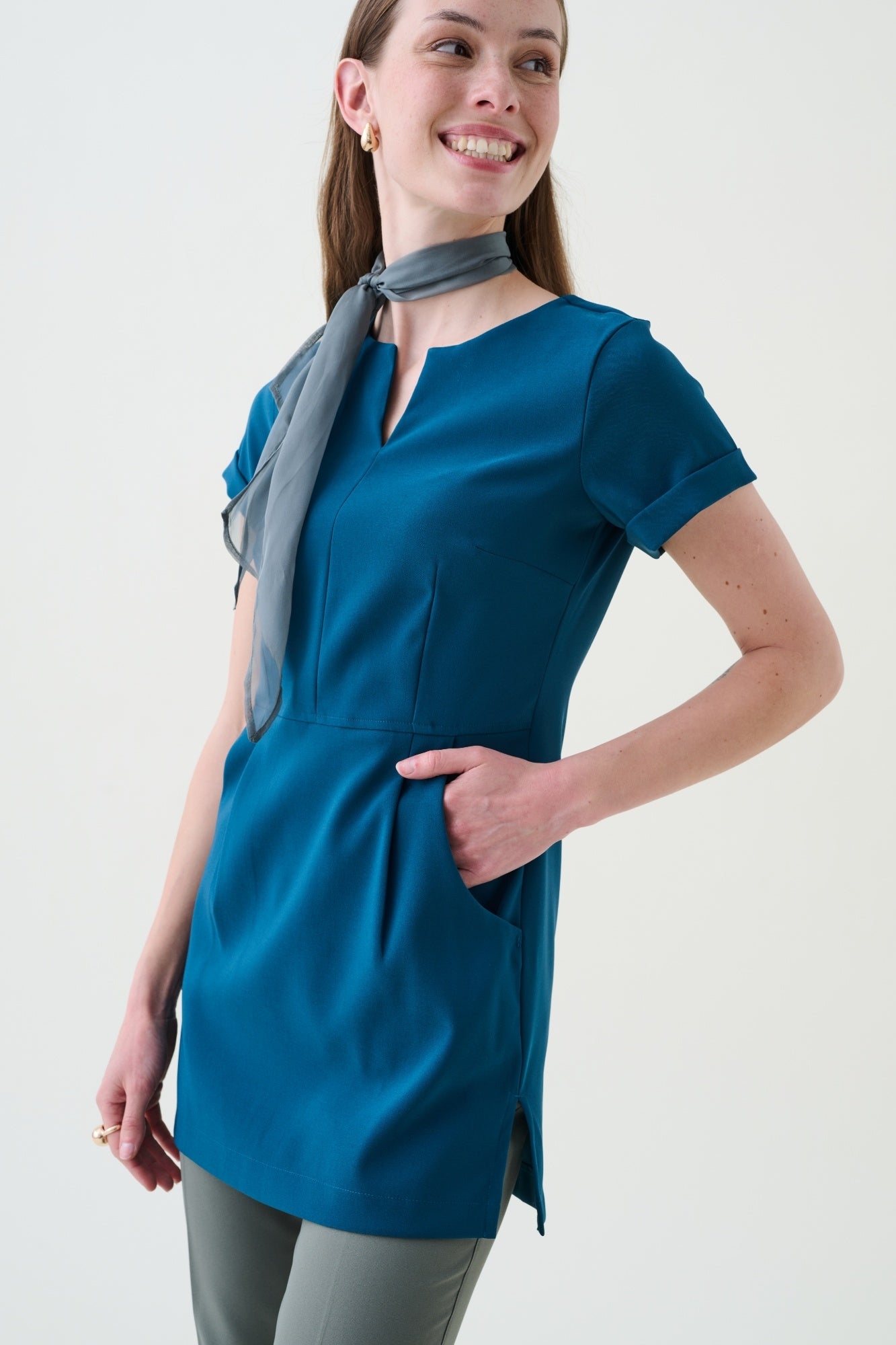 Iris Tunic (Peacock)