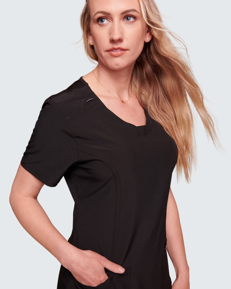 Cherokee Infinity Ladies Round Neck Top