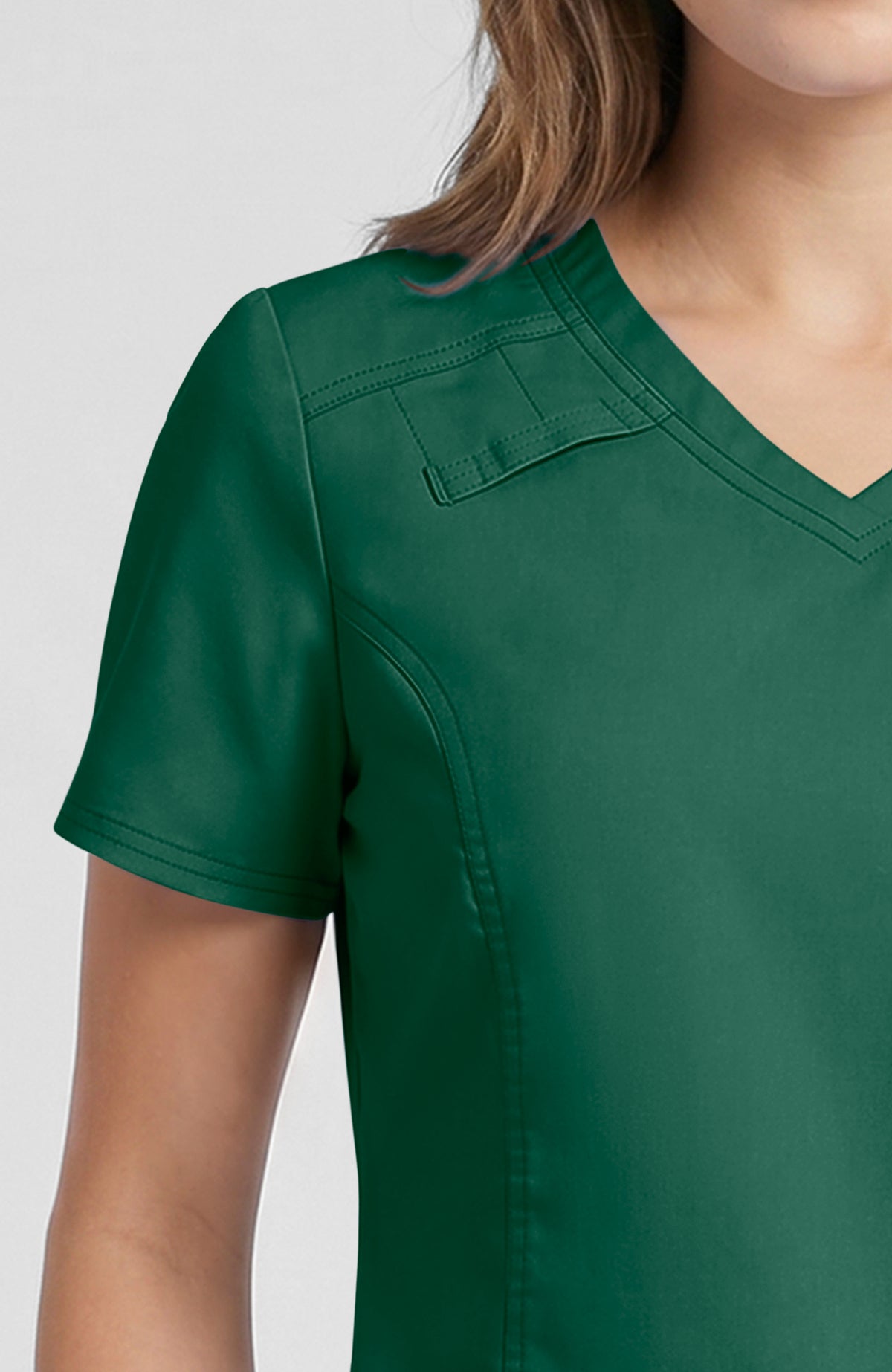 Cherokee Core Stretch Ladies V-Neck Top