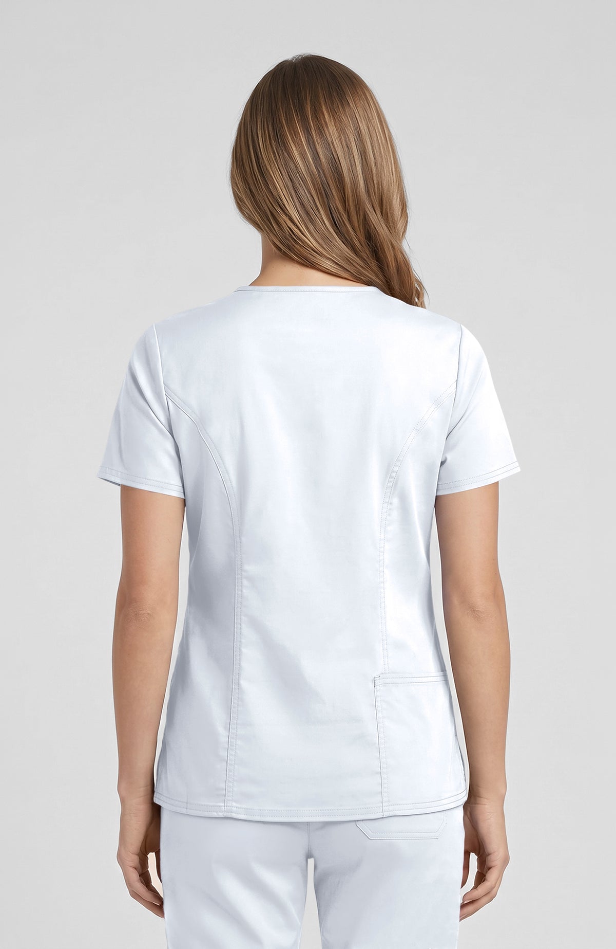 Cherokee Core Stretch Ladies V-Neck Top