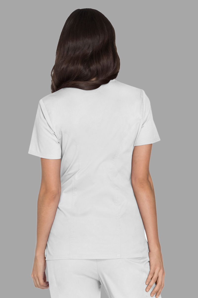Cherokee Core Stretch Ladies Mock Wrap Top