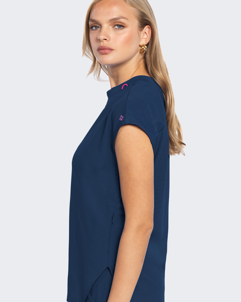 Med Couture AMP Round Neck Tuckable Top