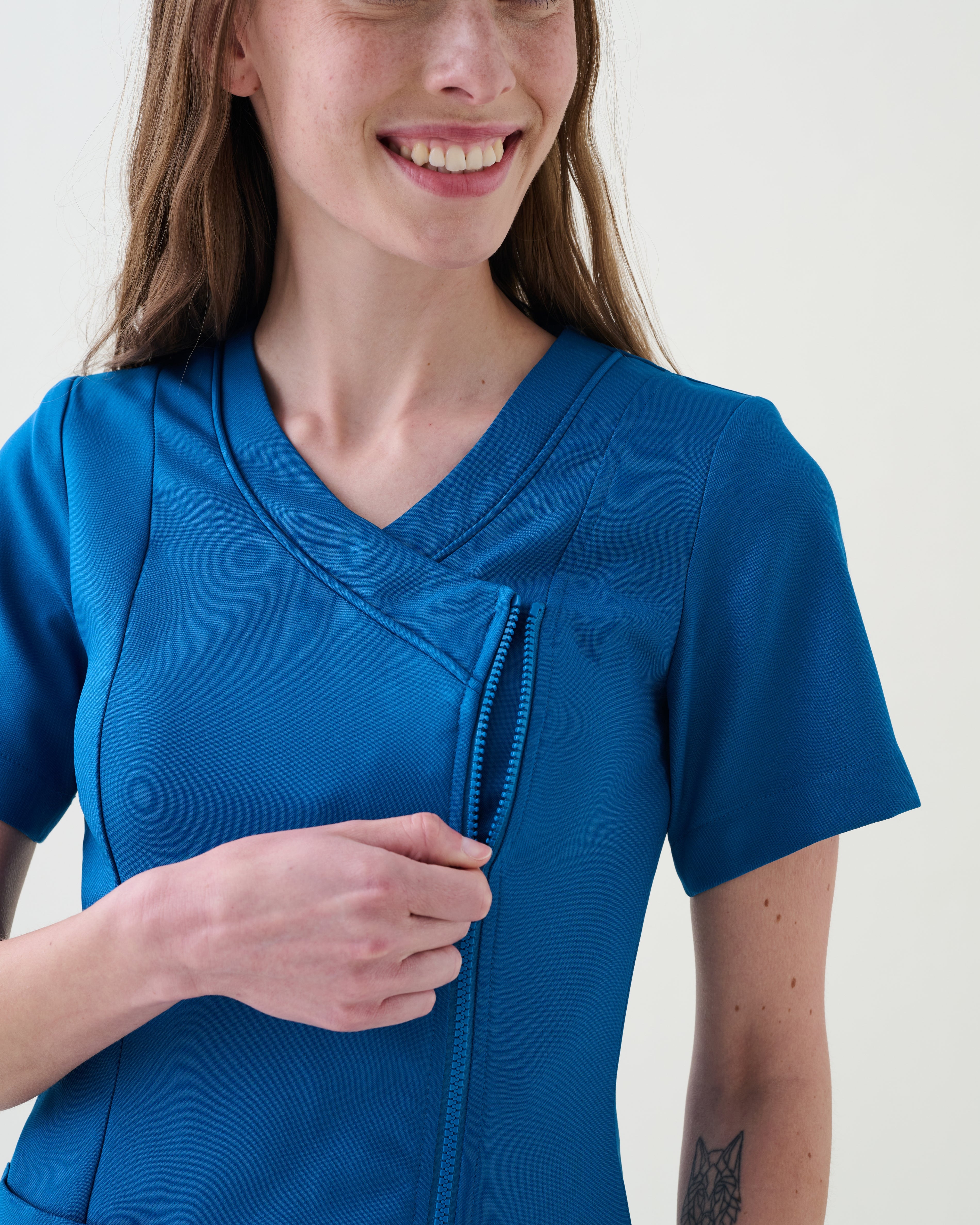 Senna Tunic (Ruby and Teal)