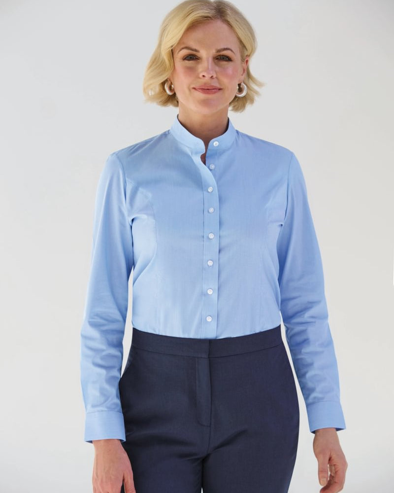 Amelia Ladies Semi-Fitted Grandad Shirt