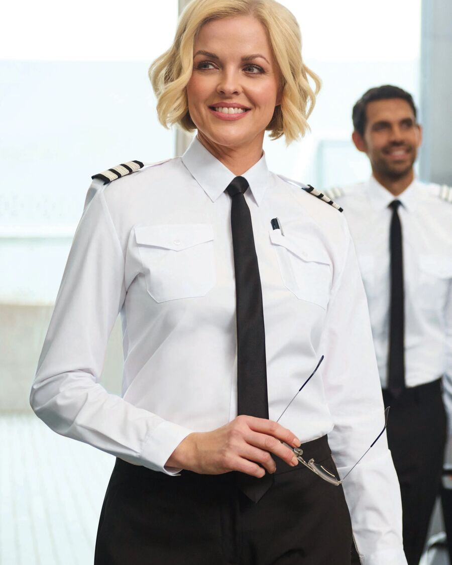 Athena Semi-Fitted Ladies Pilot Shirt