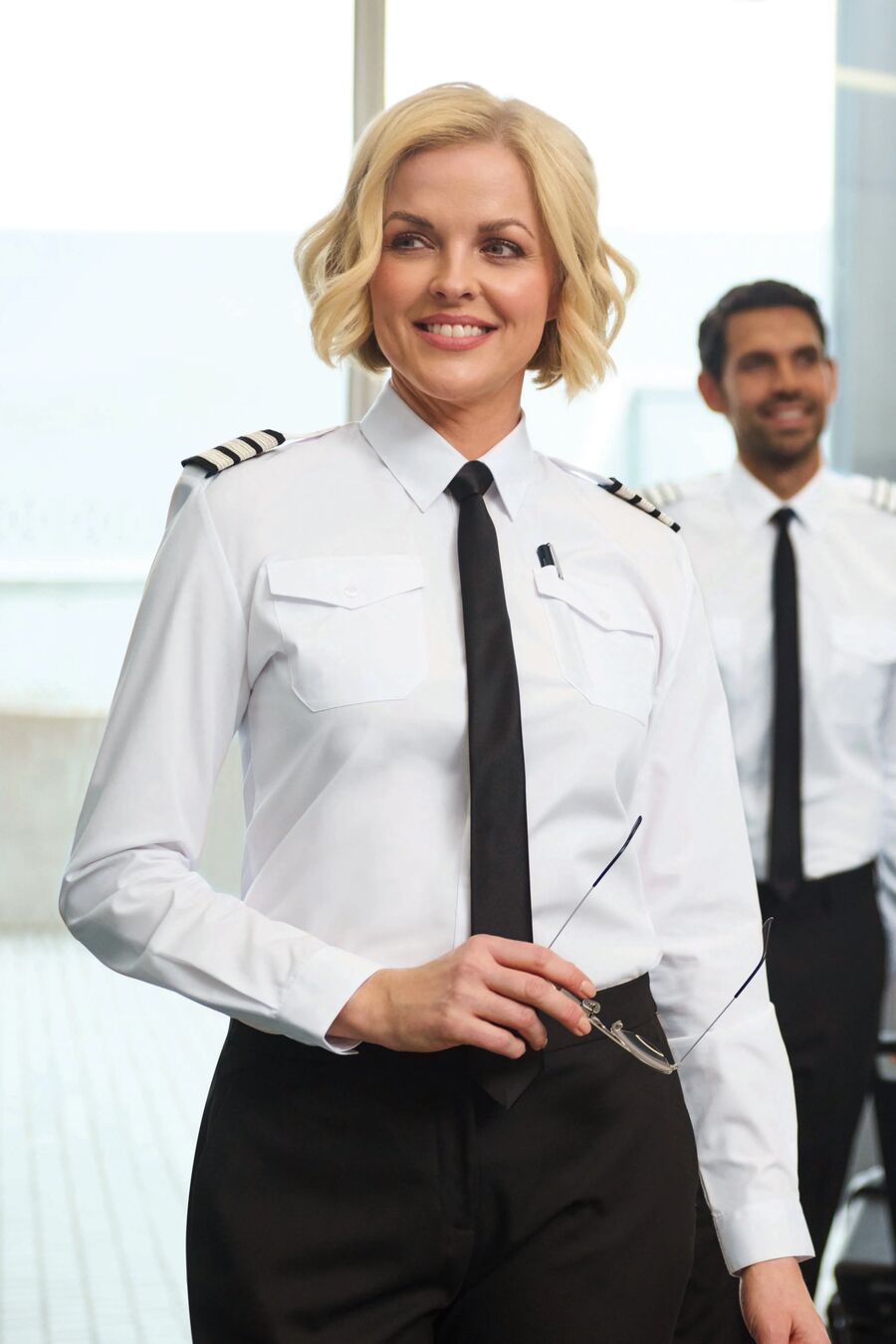 Athena Semi-Fitted Ladies Pilot Shirt