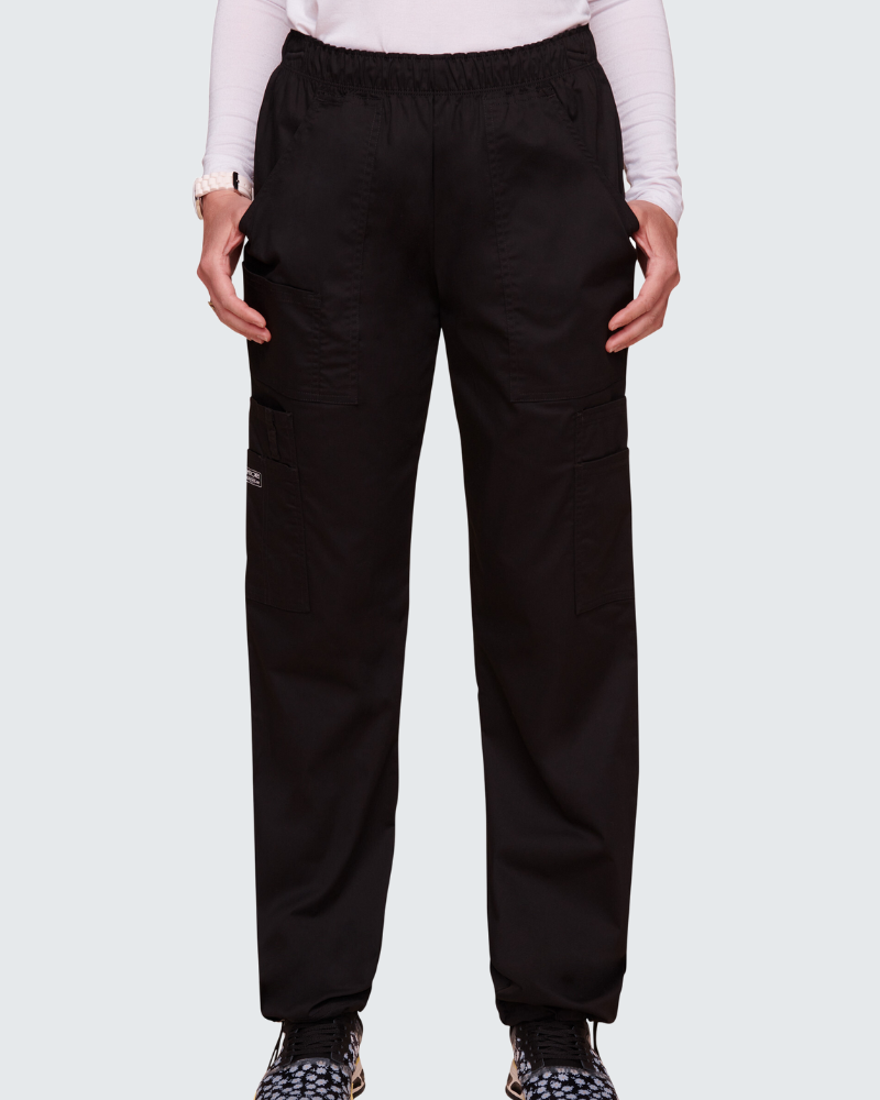 Cherokee Core Stretch Ladies Pull On Cargo Trousers