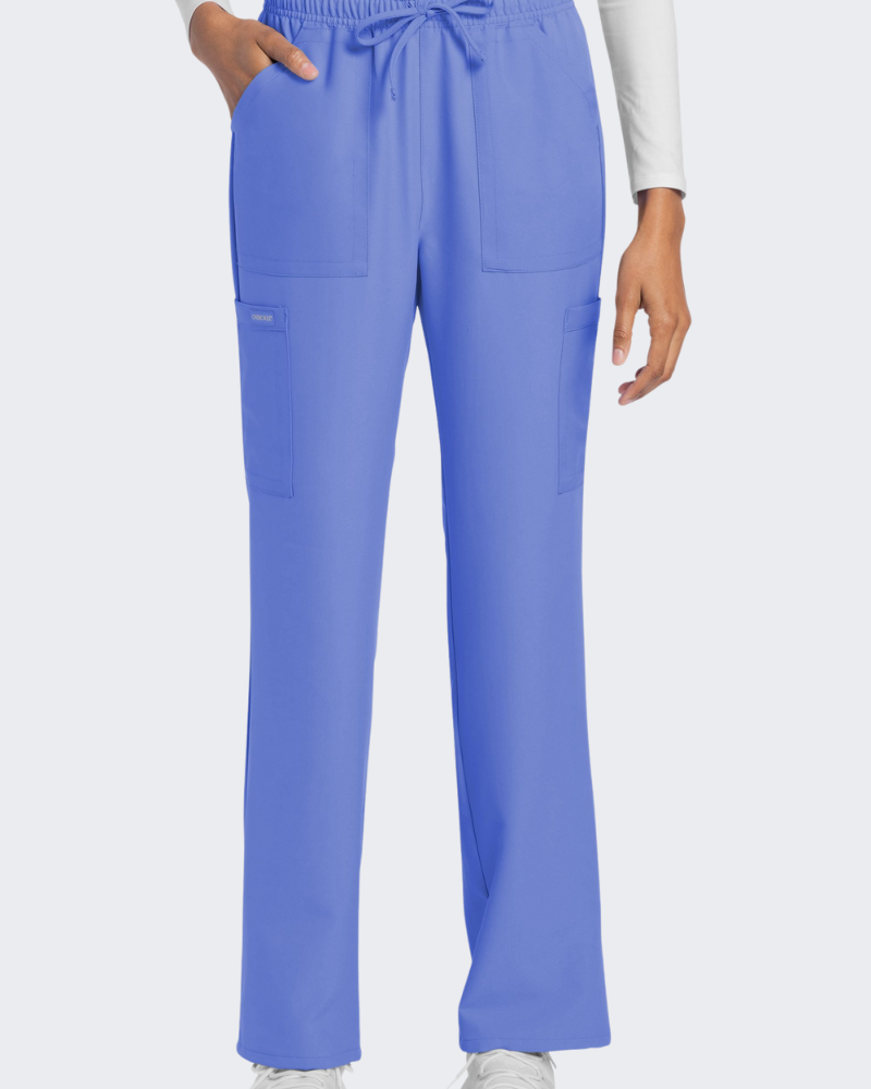 Cherokee Ultra Ladies Mid Rise Drawstring Cargo Trouser