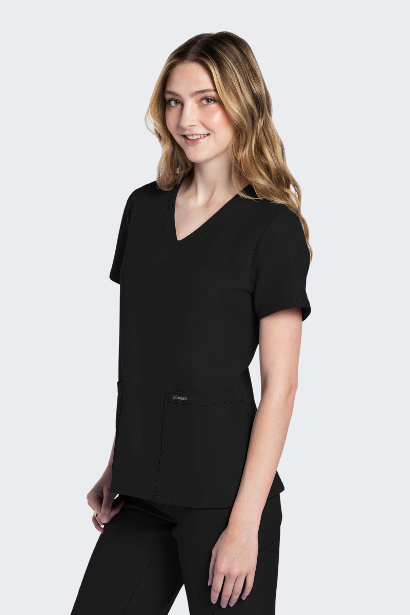 Cherokee Ultra Ladies V Neck Top