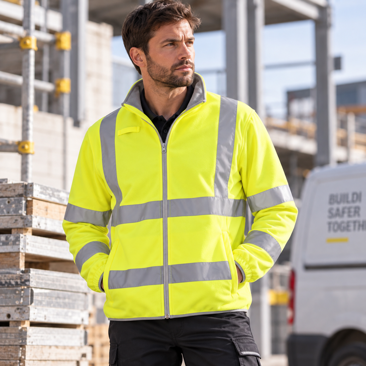 Eco Hi-Vis Fleece Jacket