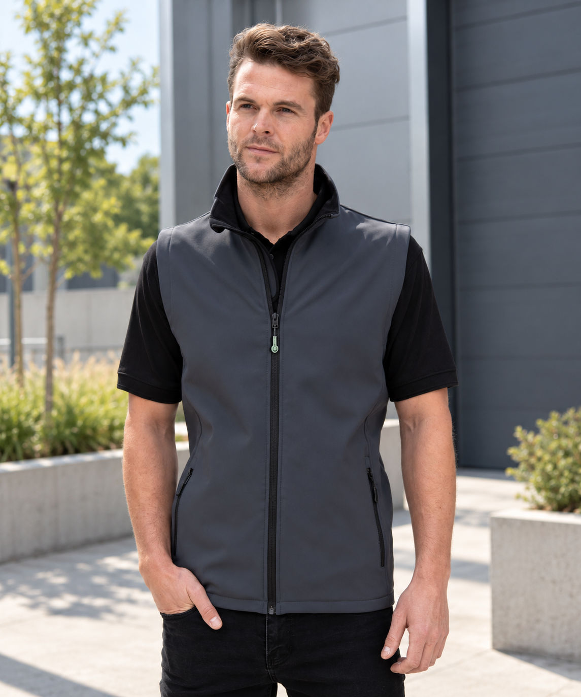 Men's Printable Softshell Bodywarmer