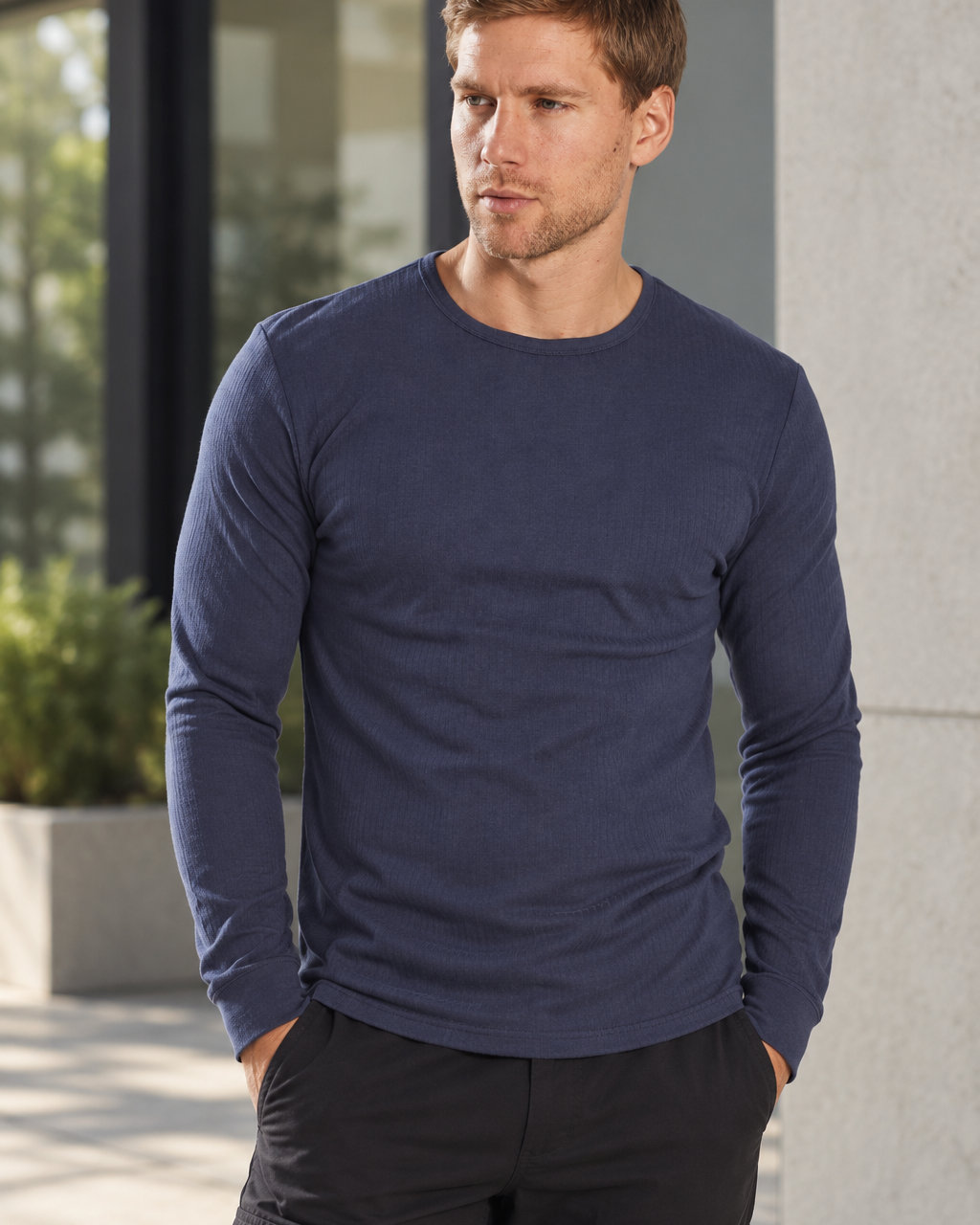Men's Thermal T-Shirt Long Sleeved
